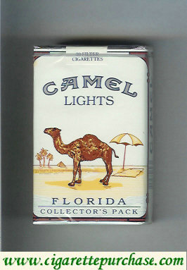 Camel Collectors Pack Florida Lights cigarette soft box